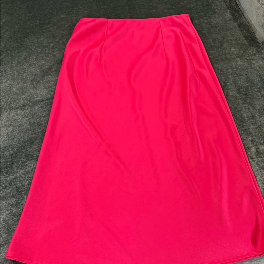 Rachel Zoe Vibrant Pink A-Line Skirt